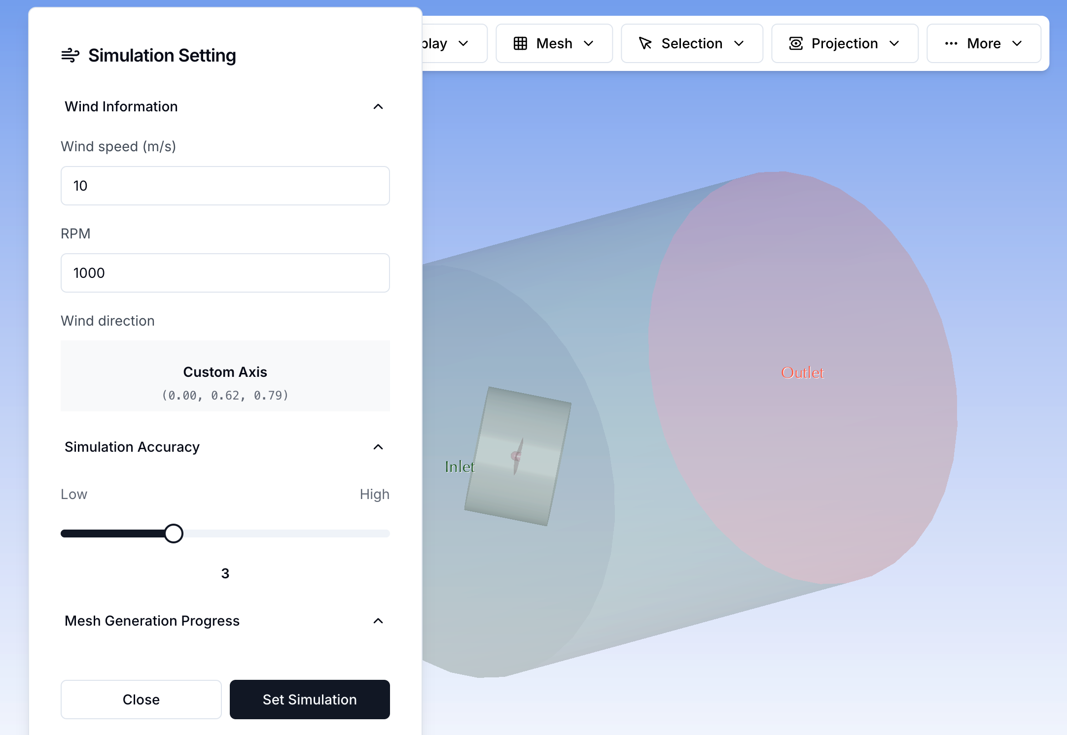 Simulation Settings