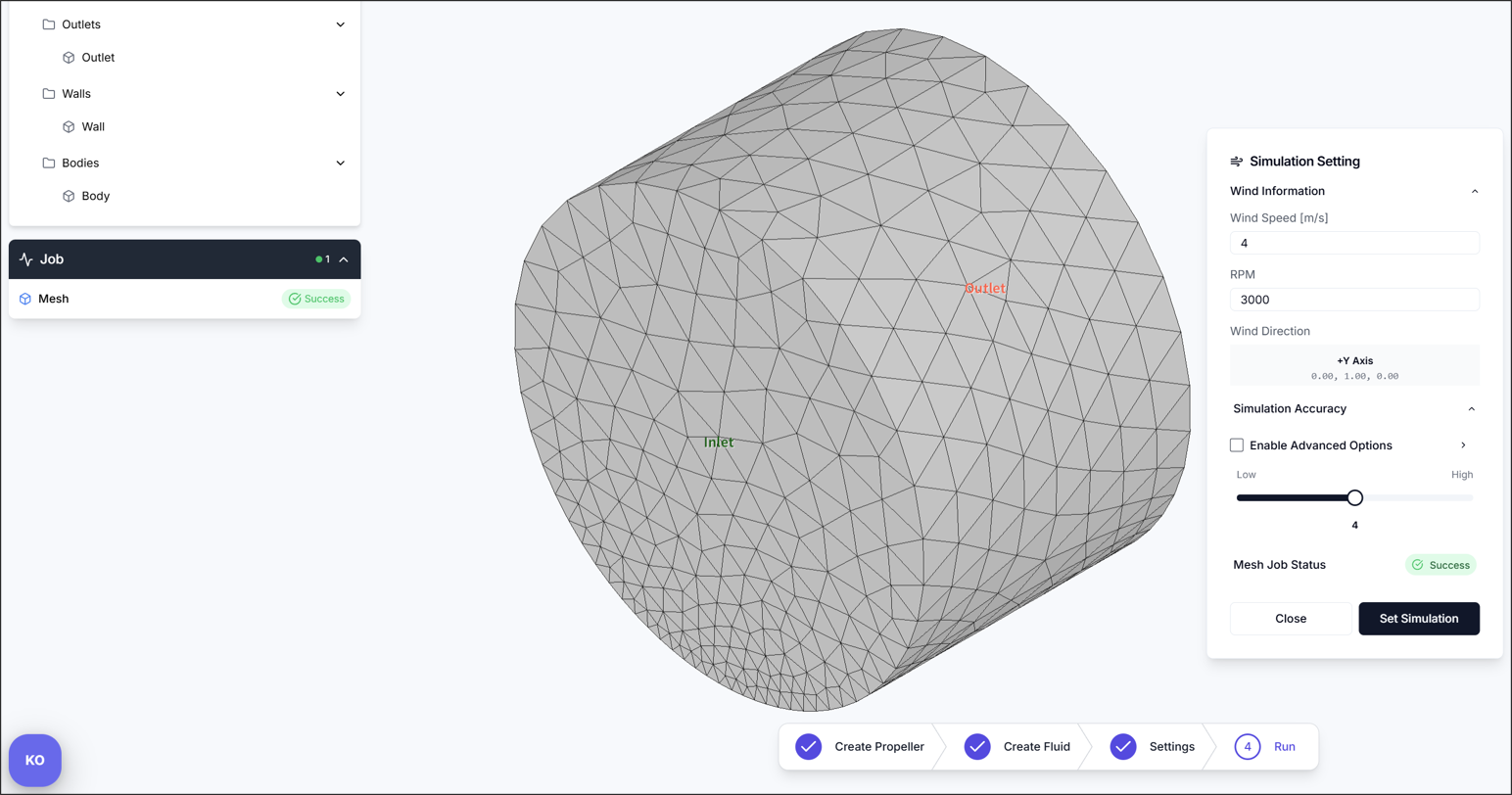 Figure 10. Simulation Setting: result