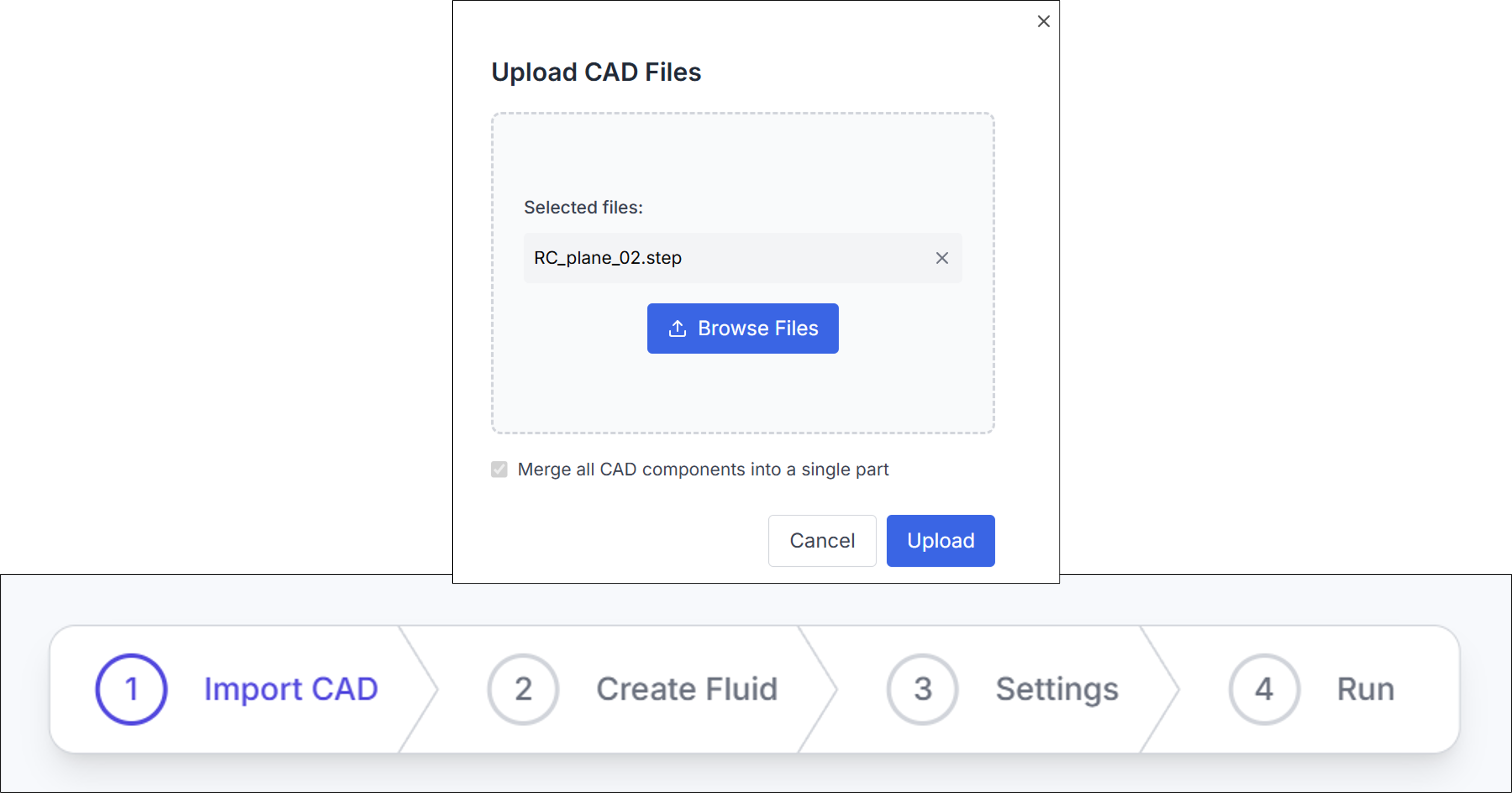 Figure 1. Import CAD(1)