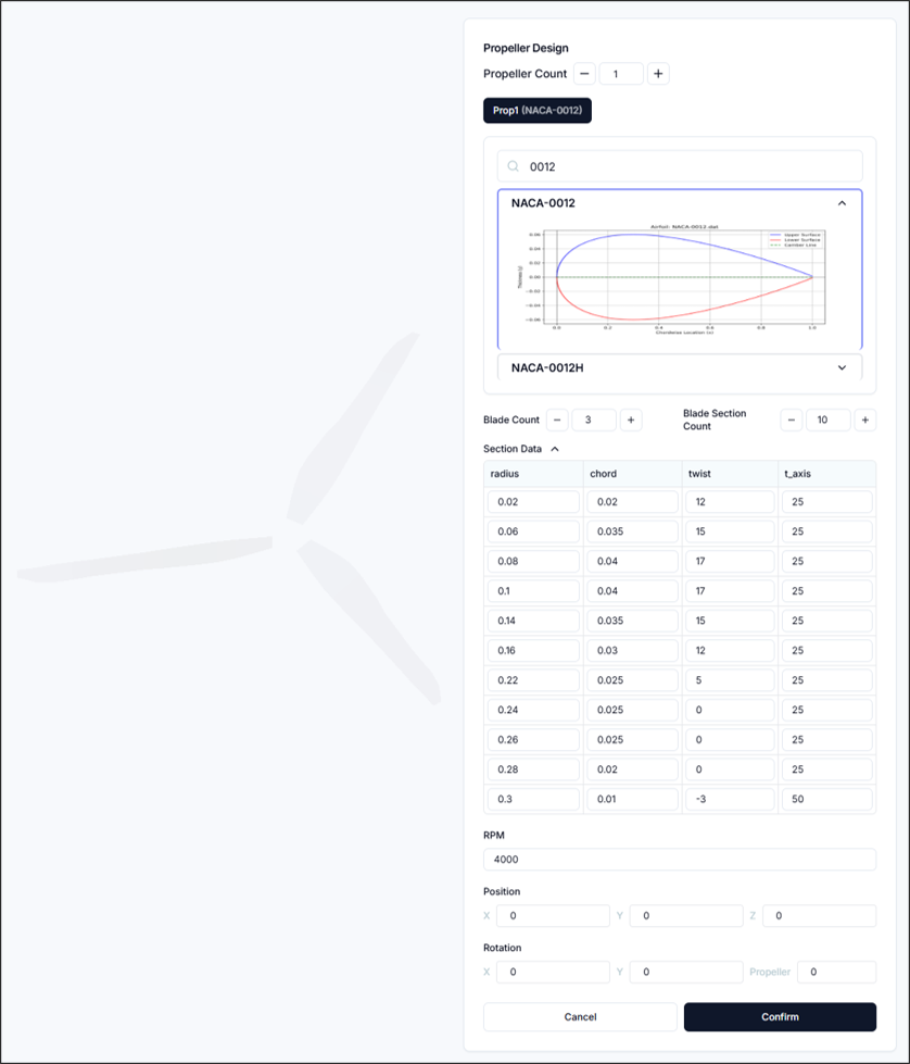 Figure 1. Create Propeller