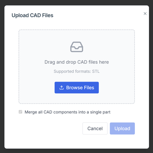 그림 1. CAD 불러오기